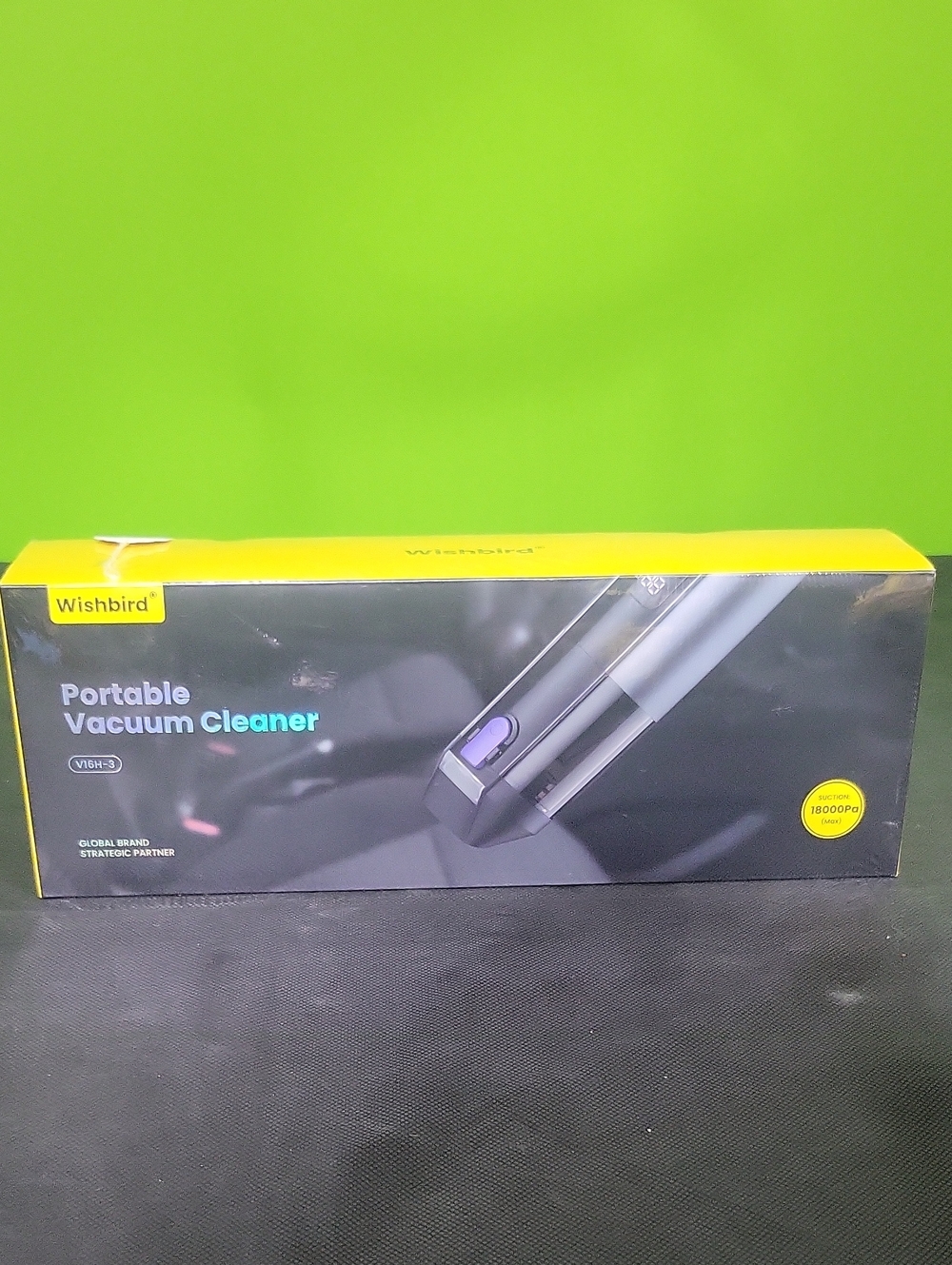 Wishbird Portable Vacuum Cleaner - Black and Yellow